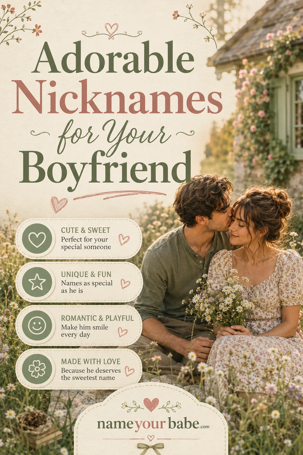 Adorable Boyfriend Nicknames: 90+ of the Softest Names Ever Made