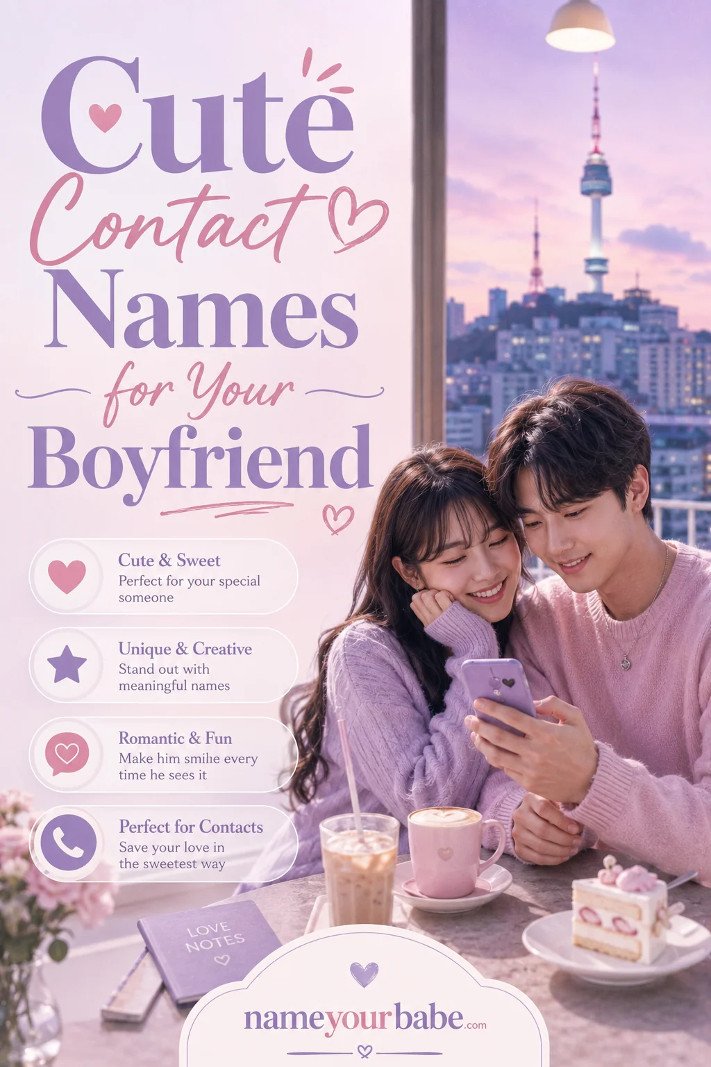 Cute Contact Names for Boyfriend: 90+ Aesthetic Ideas With Emojis & Symbols