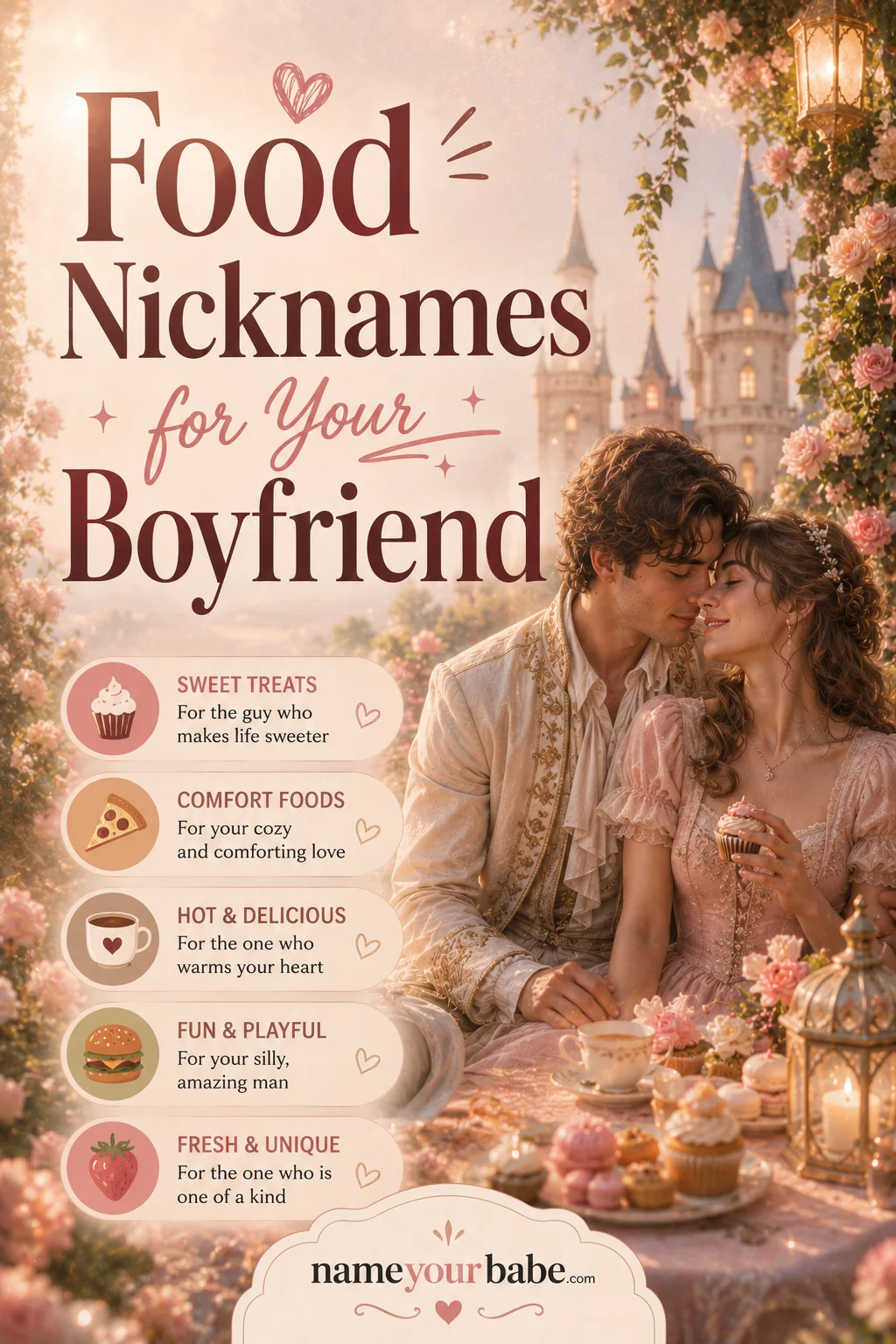 Food Nicknames for Boyfriend: 85+ Delicious Names From Sweet to Savory