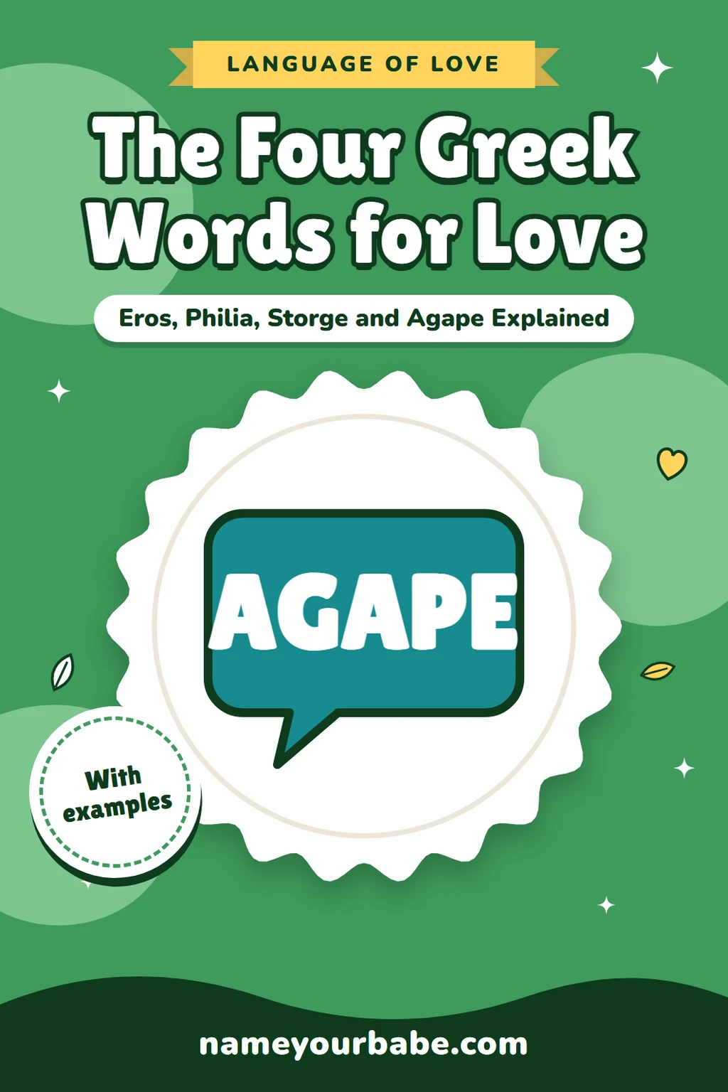The Four Greek Words for Love: Eros, Philia, Storge and Agape Explained