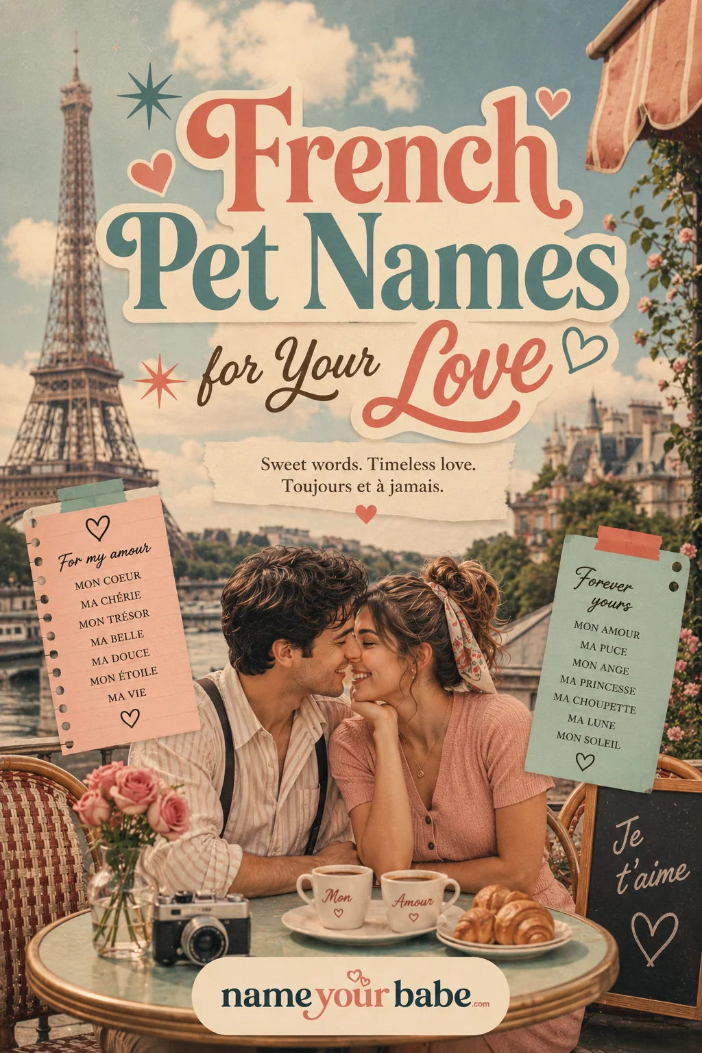 French Pet Names: 80+ Romantic Names for Him & Her (With Meanings)