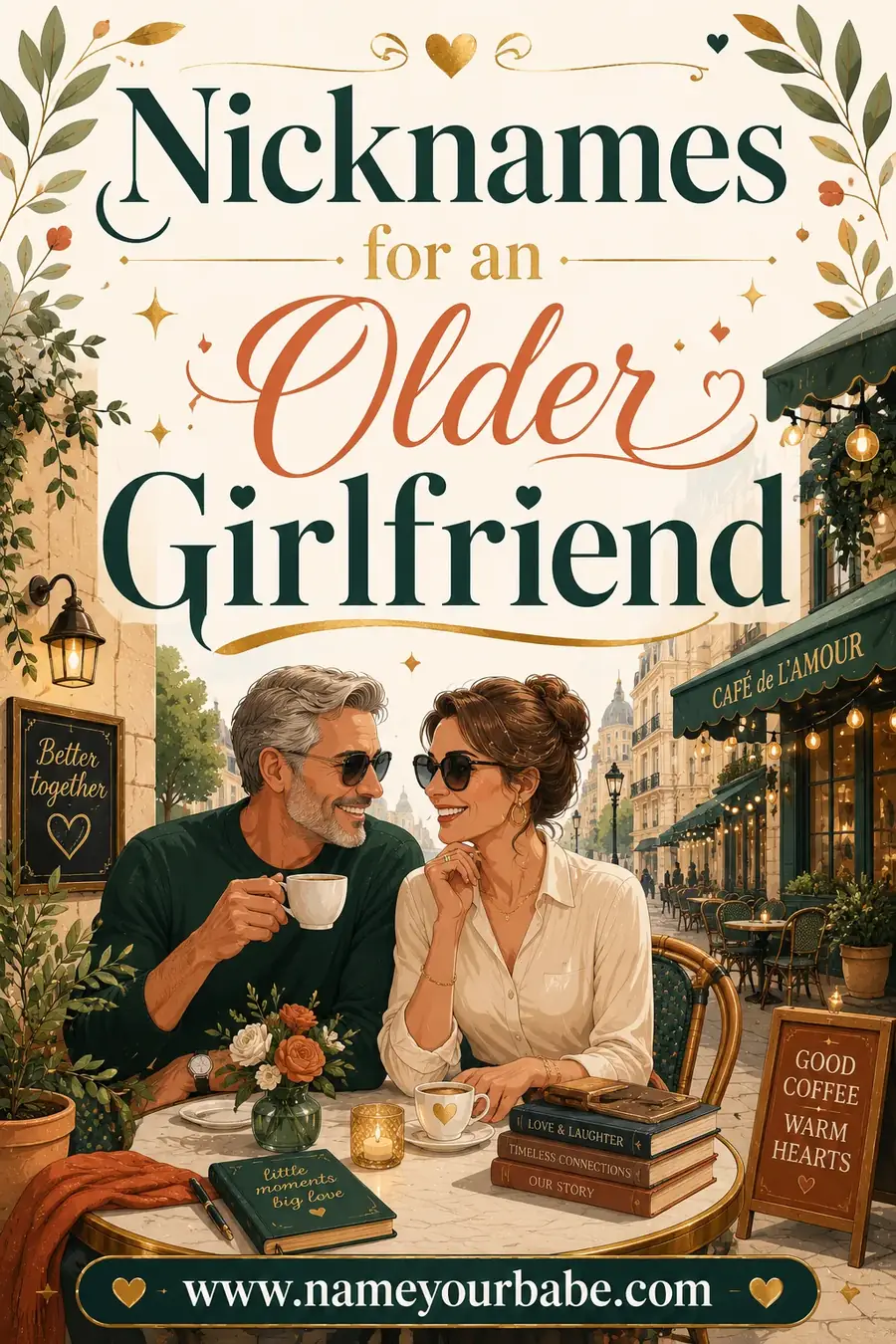 Nicknames for Older Girlfriend: 55+ Mature, Sophisticated Names She'll Love