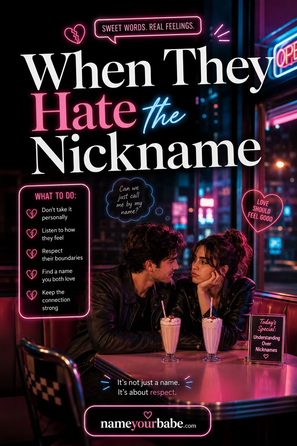 When Your Partner Hates the Nickname: What to Do (Without the Drama)