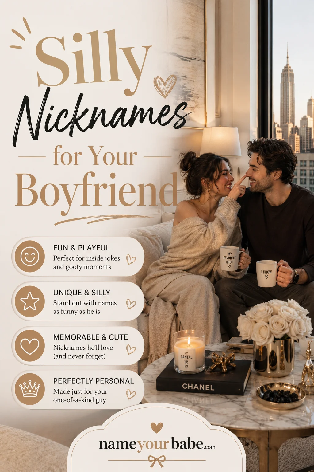 Silly Nicknames for Boyfriend: 90+ Ridiculous Names You'll Both Love