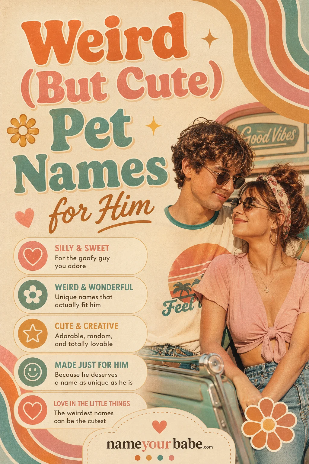 Weird Pet Names for Boyfriend: 80+ Strange Names That Somehow Work